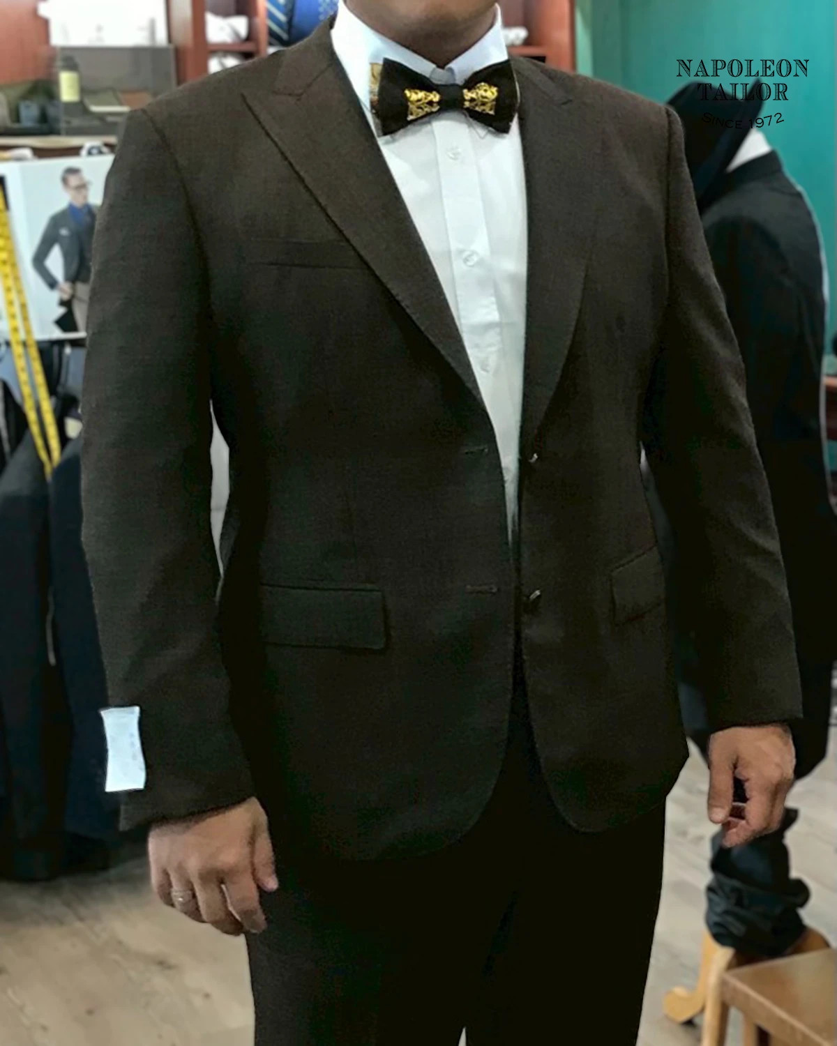 棕色西裝穿搭|高雄手工訂製專門店